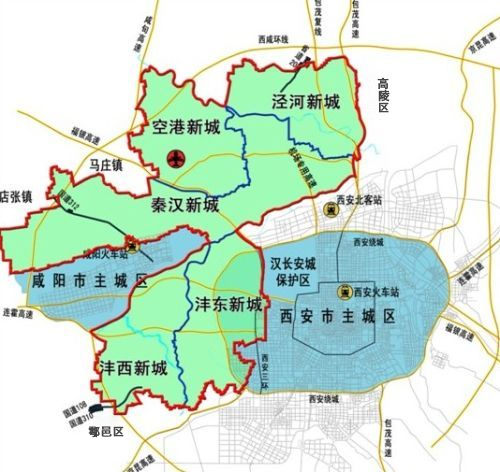 西咸新区位置图西咸新区开发建设管委会网站图